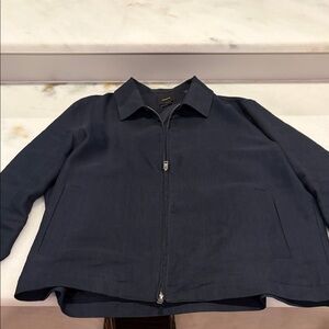 Vince Two-Way Zip Bomber Jacket